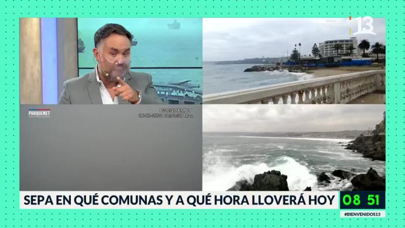 Conoce en qué comunas de Santiago lloverá este martes