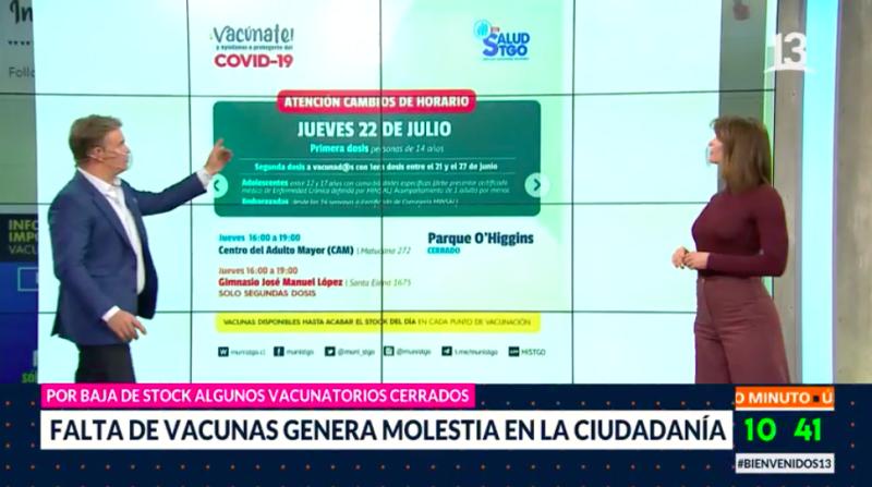 Falta de stock causa cierre de vacunatorios