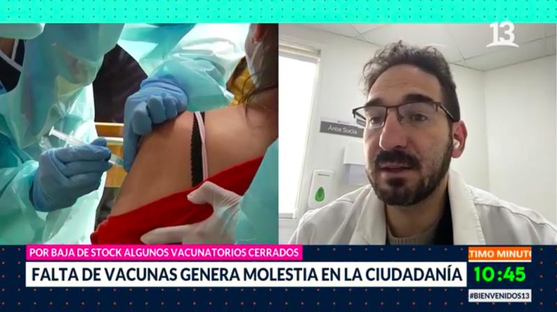 Falta de stock causa cierre de vacunatorios