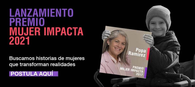 mujer impacta