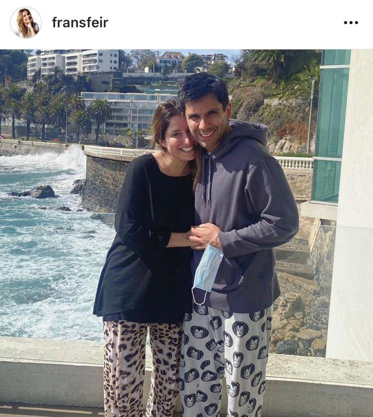 Fran Sfeir y JP Queraltó encantan al mostrarse en pijama