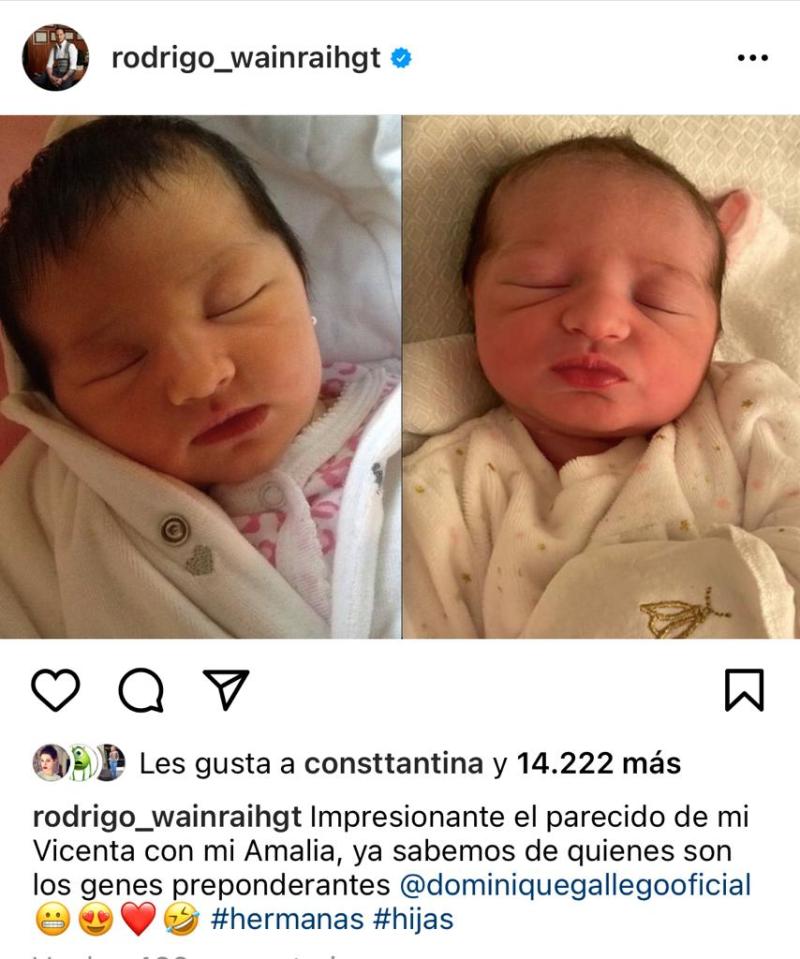 “Iguales”: Rodrigo Wainraihgt impacta con fotos de sus hijas