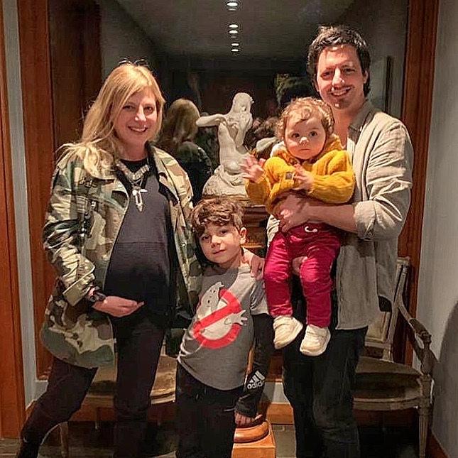 Andrés Alemparte fue papá dos veces en un año y medio