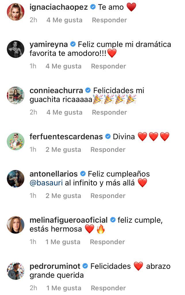 Begoña Basauri recibe los 40 años con look total black