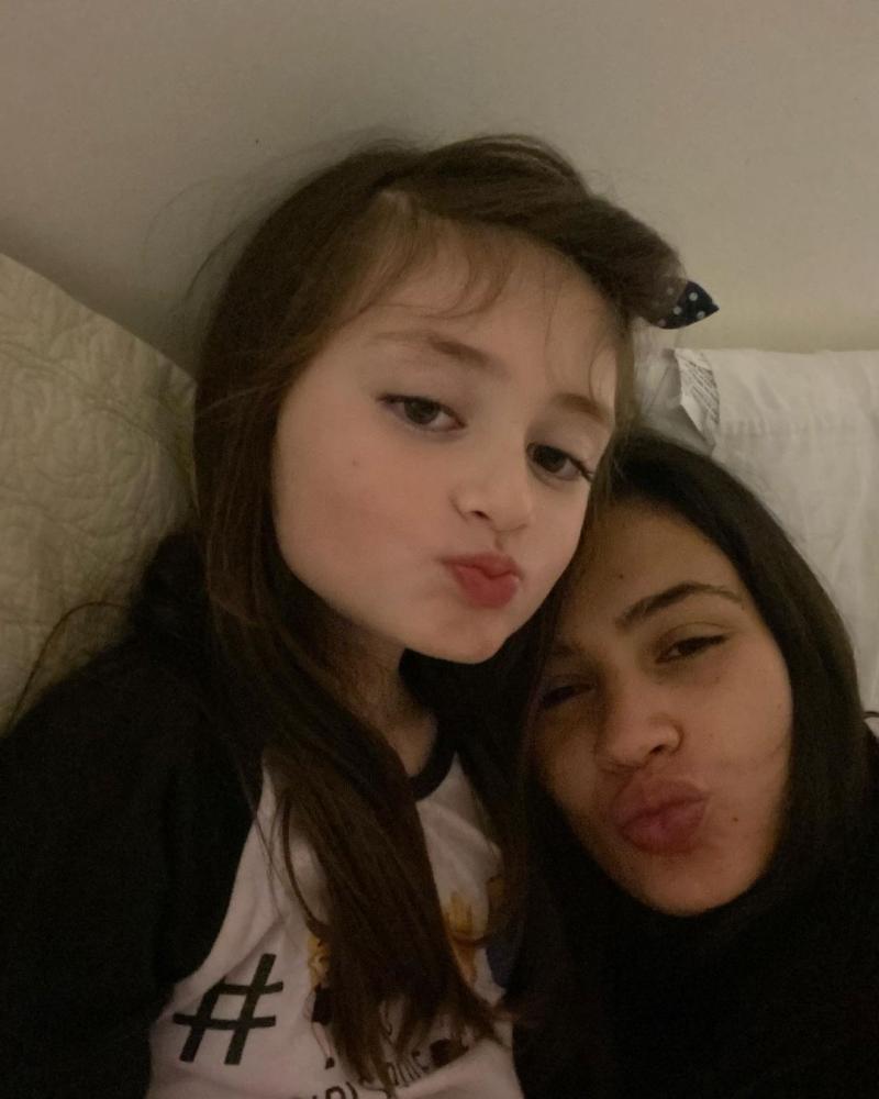 Dominique Gallego encanta con retrato de su hija menor