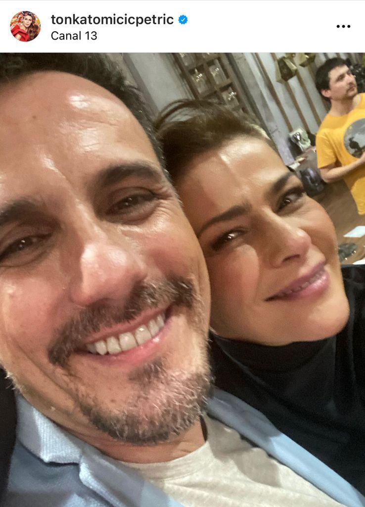 Tonka Tomicic muestra la despedida tras cámaras de Sergio Lagos