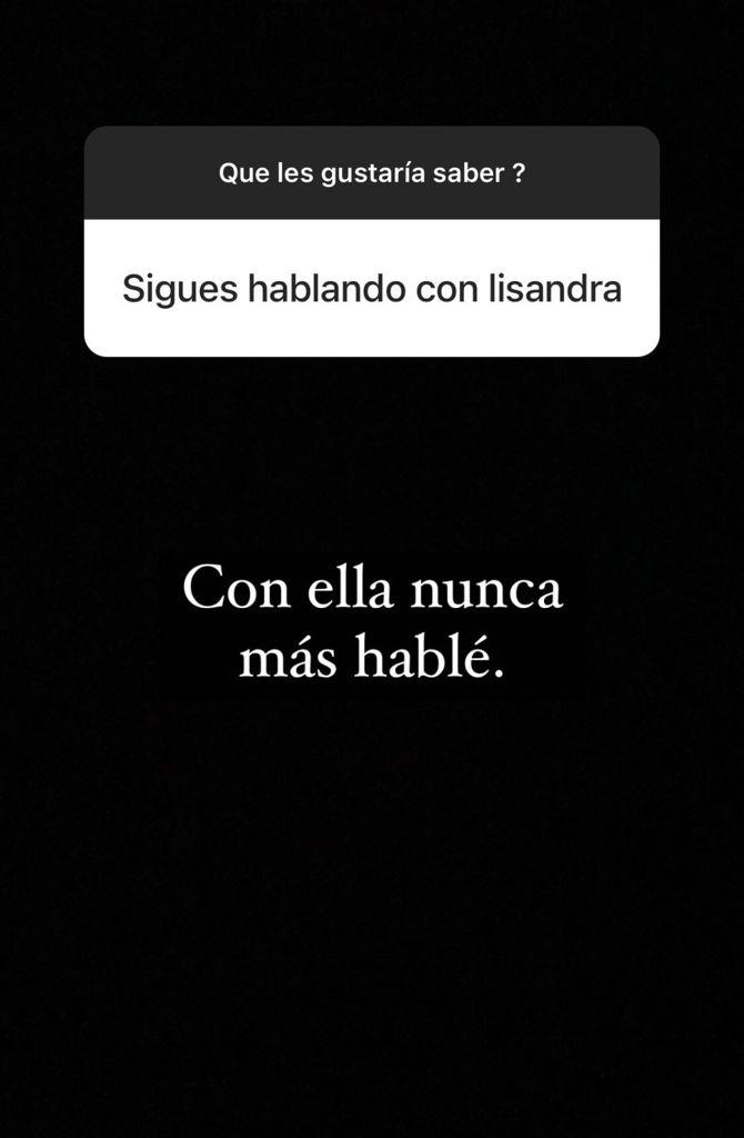 Leandro Penna desclasifica su relación actual con Lisandra Silva