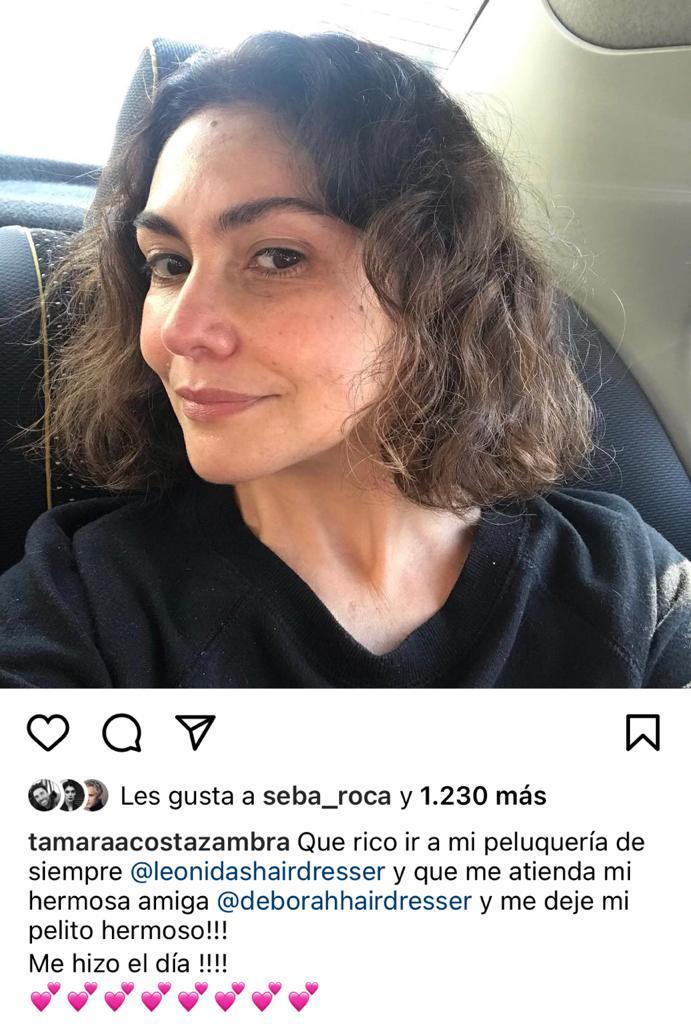 Tamara Acosta deslumbra con polera en honor de músico chileno