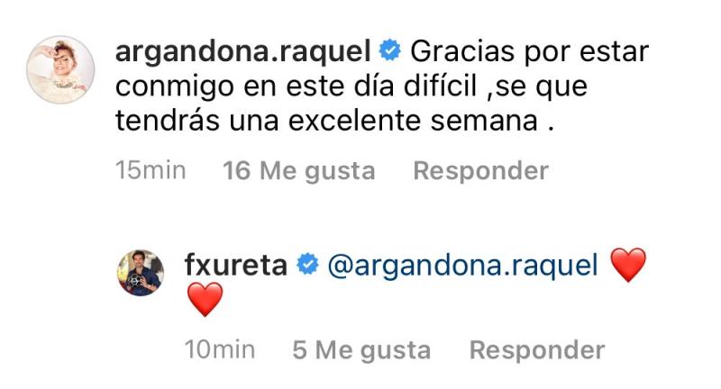Raquel Argandoña enfrenta uno de sus días más difíciles