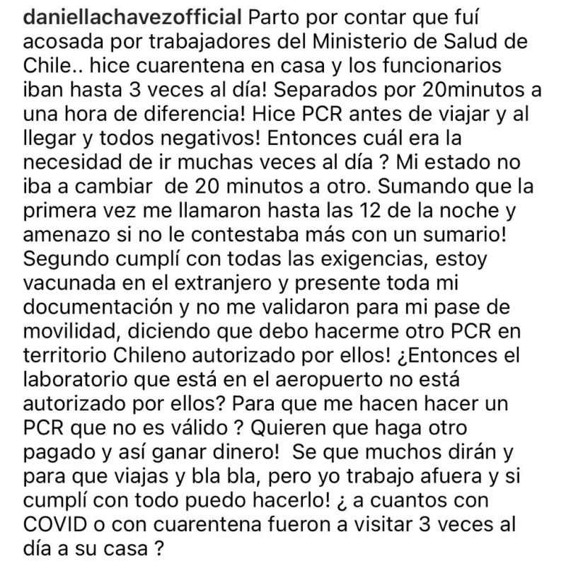 Daniella Chávez destapa acoso de trabajadores del Minsal