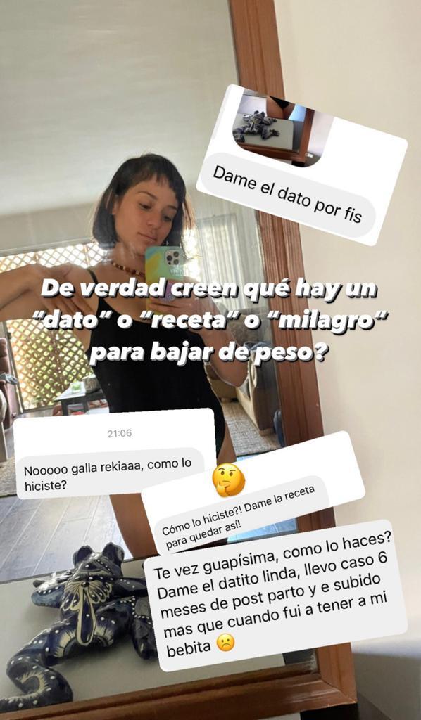La “receta” de Rocío Toscano para adelgazar tras su embarazo