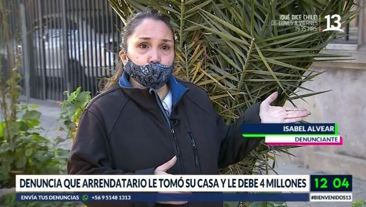Mujer denuncia que arrendatario se tomó su casa y le debe 4 millones
