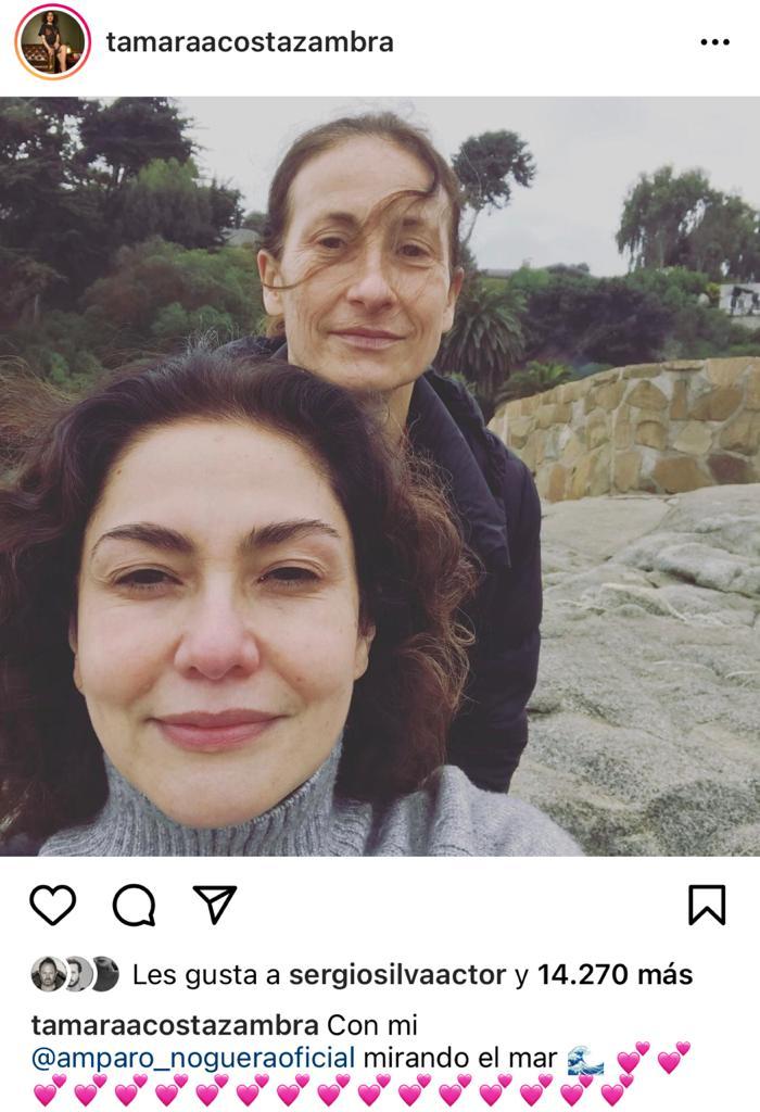 Tamara Acosta y Amparo Noguera muestran su amistad en la playa