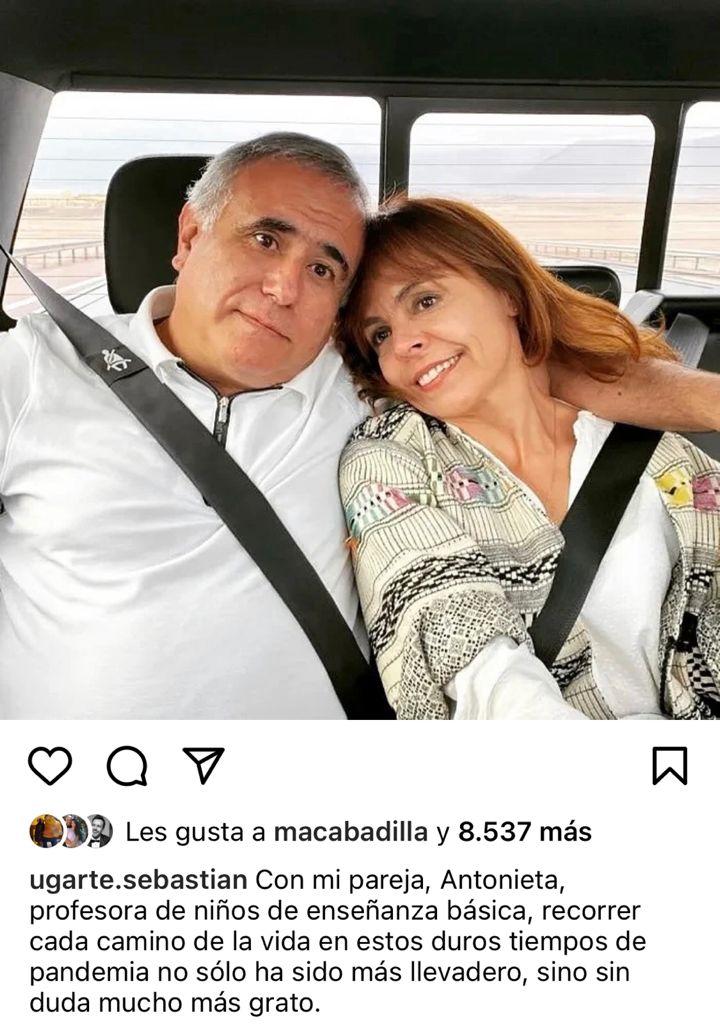“Con mi pareja”: Doctor Ugarte celebra su amor en pandemia