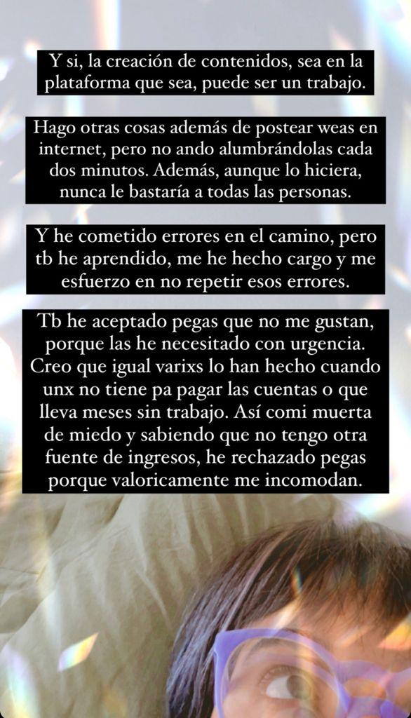 “Es una cuica”: Anto Larraín responde a comentario por su éxito