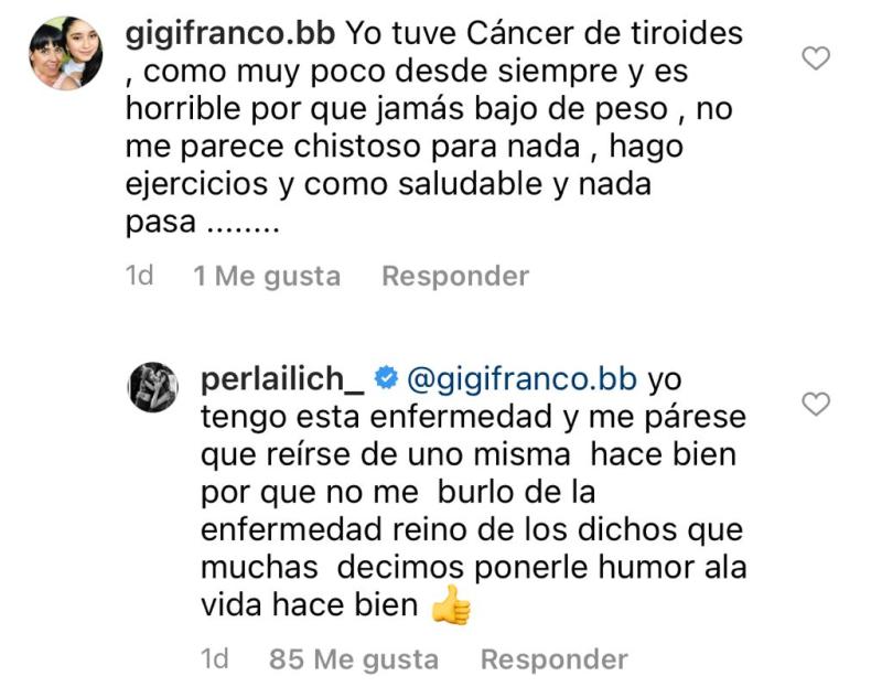 Critican a Perla Ilich por broma sobre la tiroides