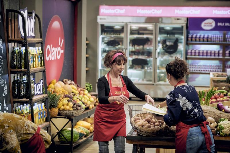 En la primera prueba en grupos Cristina Tocco y Claudia Miranda discutieron