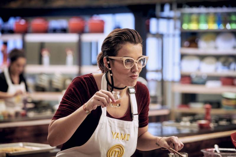 Yamila, Begoña y Rodrigo prepararon postre con malicia