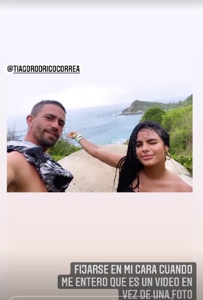 Tiago Correa confirma romance con colega