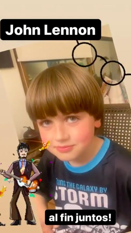 Amaro Gómez-Pablos saca risas por broma a su hijo