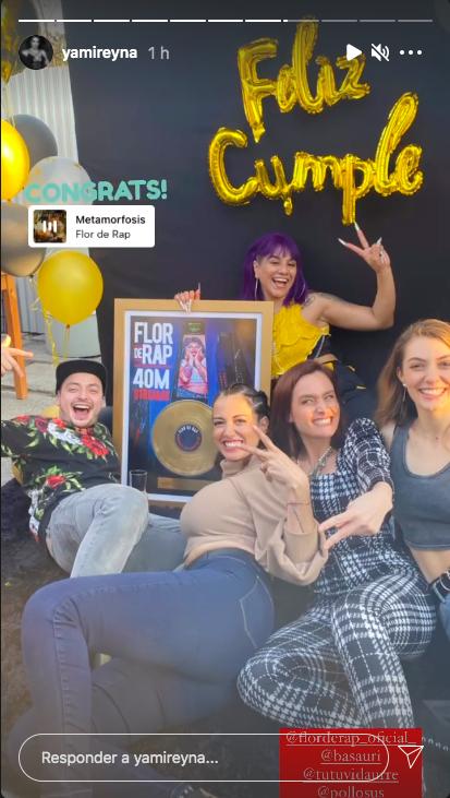 Participantes de MasterChef Celebrity celebran a Flor de Rap