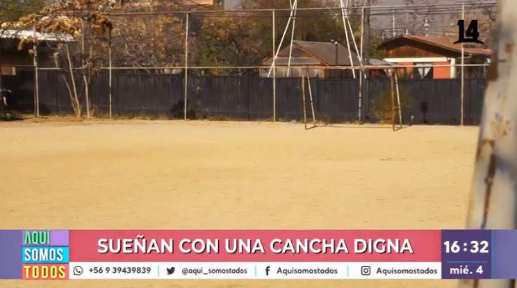 Nos activamos por el sueño de una cancha digna para niños de Peñalolén