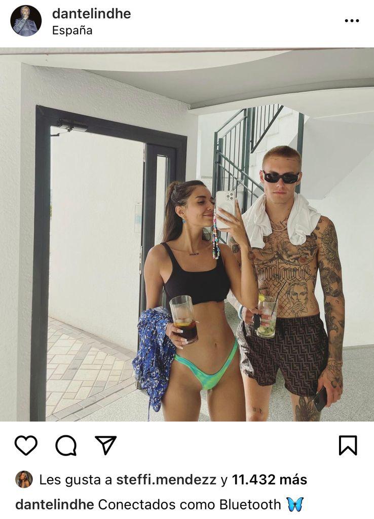 Steffi Méndez enseña su amor con fotos playeras