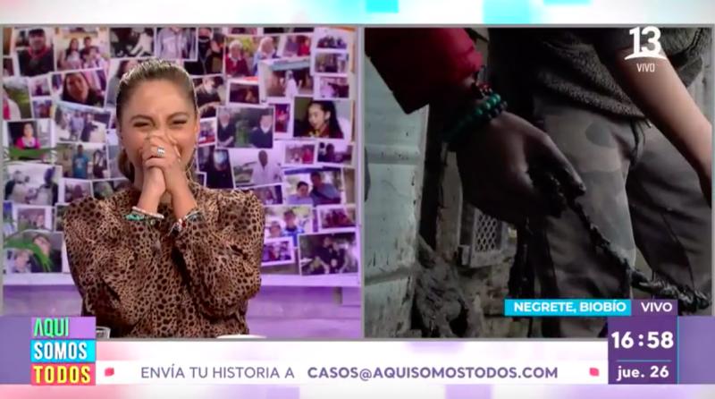 “Eso no es barro”: Notero de Aquí Somos Todos vive asqueroso chascarro