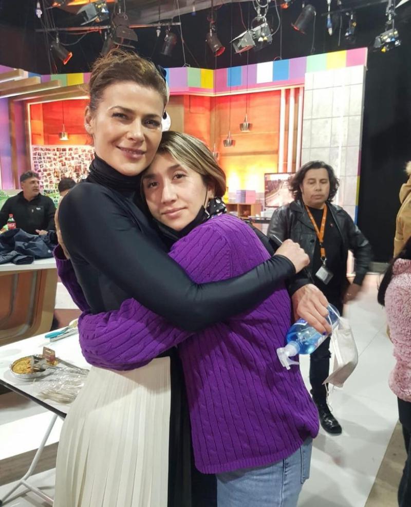 Tonka Tomicic muestra la despedida tras cámaras de Sergio Lagos