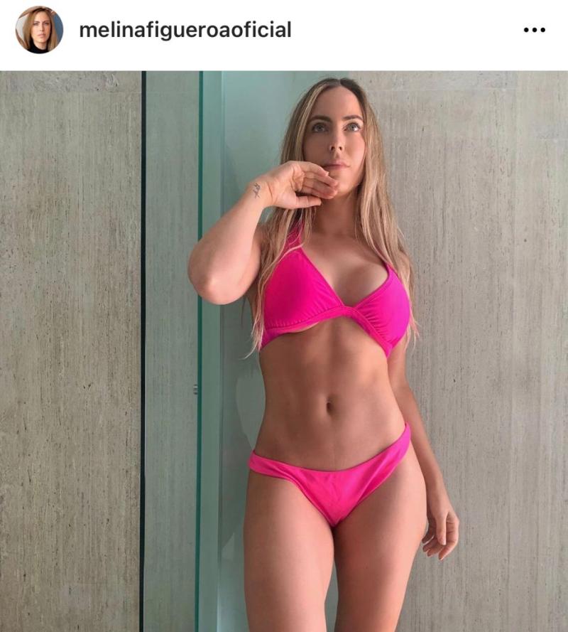 Melina Figueroa se tomó vacaciones de su familia