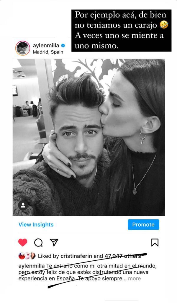 Aylén Milla sorprende con revelación sobre Marco Ferri