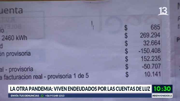 Aumentan los endeudados por las cuentas de la luz en pandemia