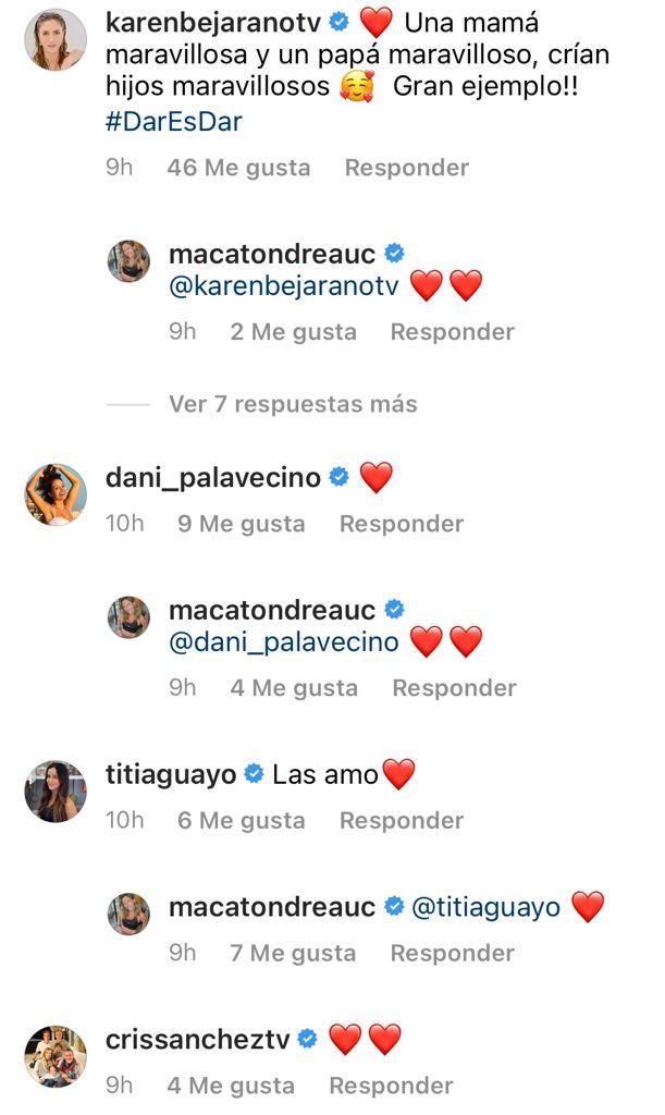 Macarena Tondreau enfrenta críticas por foto de su hija