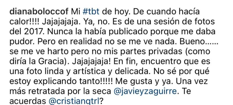 Diana Bolocco deslumbra con un elegante desnudo