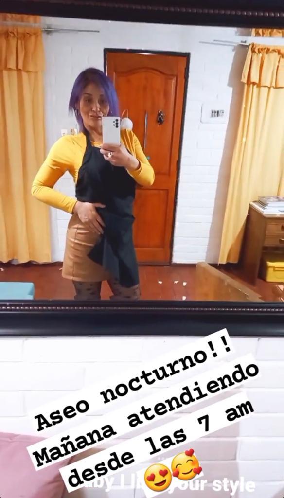 ¡Cambio total! Kathy Orellana se luce con el cabello morado