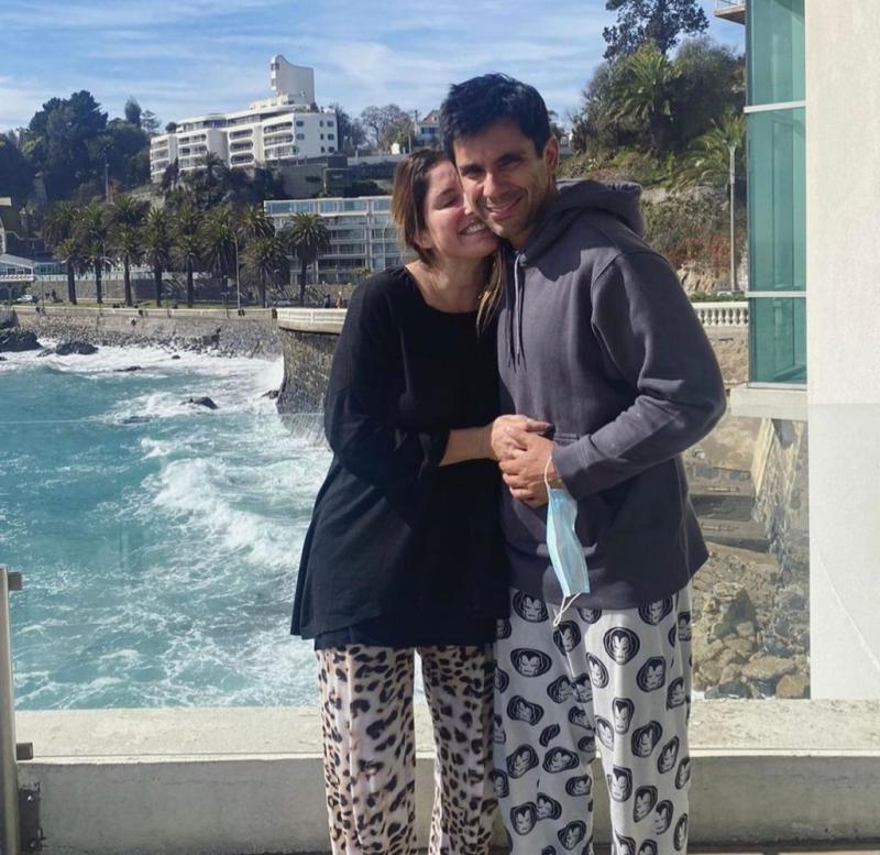 Fran Sfeir y JP Queraltó encantan al mostrarse en pijama