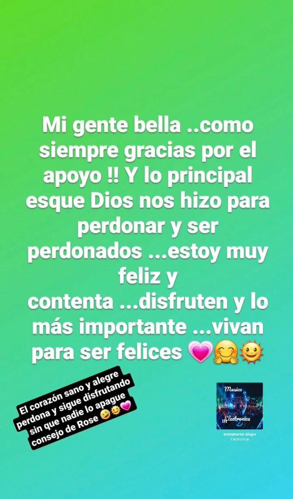 Rosemarie Dietz confirma que volvió con ex que la engañó