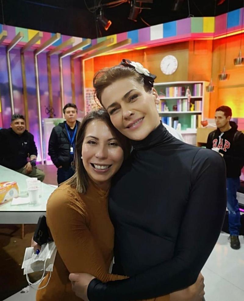 Tonka Tomicic muestra la despedida tras cámaras de Sergio Lagos