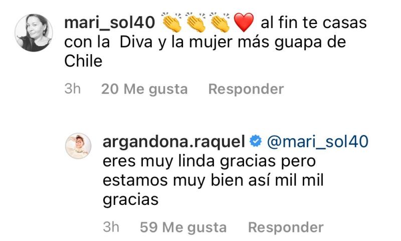 Raquel Argandoña se refiere a su reconciliación con Félix Ureta
