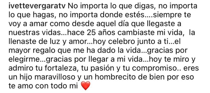 Fernando Solabarrieta celebra los 25 años de su hijo clon