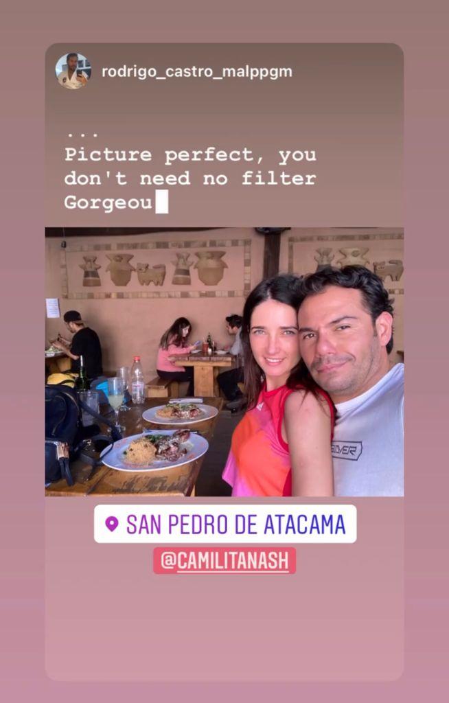 Camila Nash muestra sus románticas vacaciones en el norte