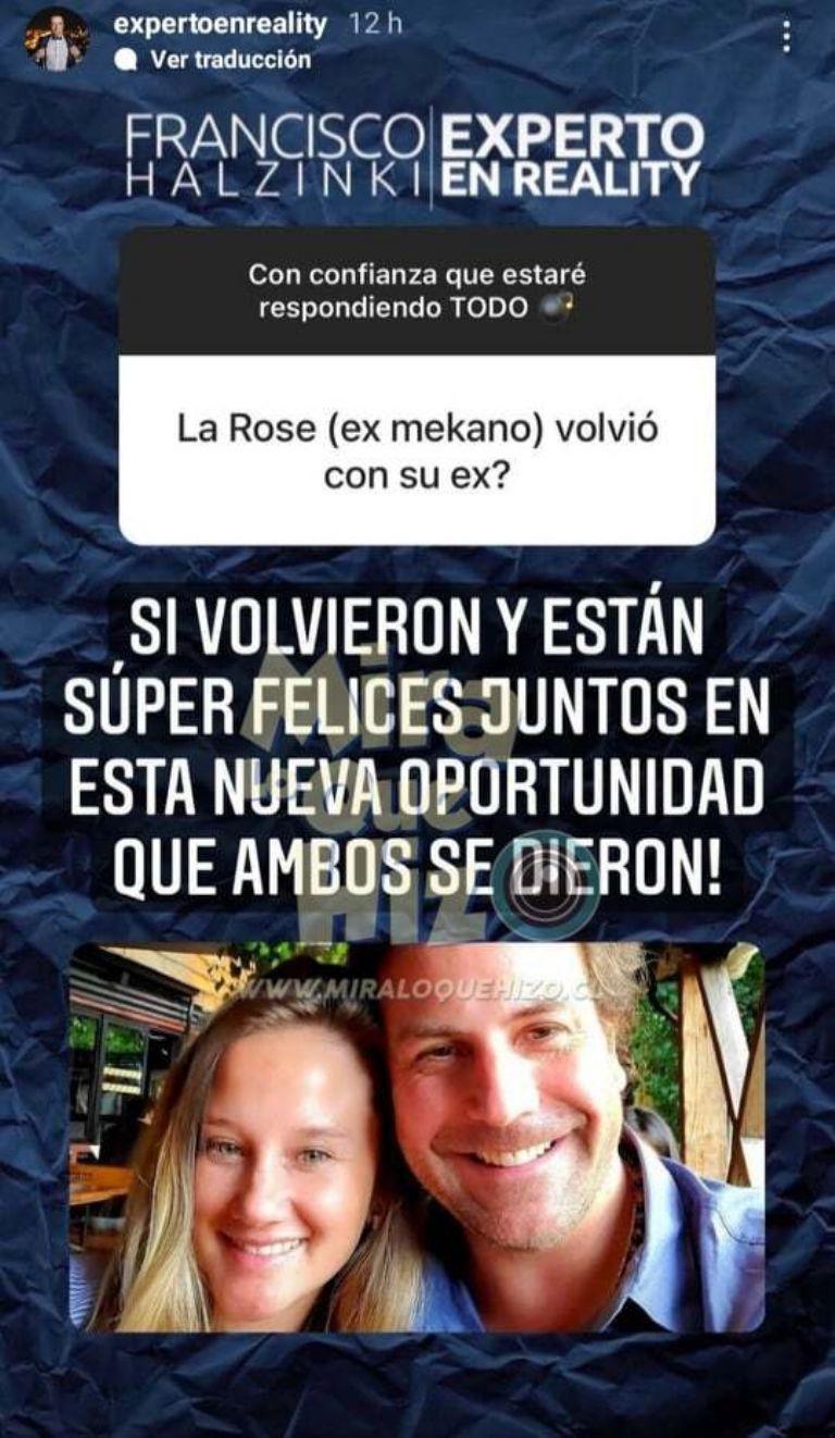 Rosemarie Dietz retomó relación tras infidelidad