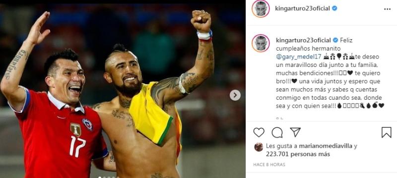 “Sé feliz”: Esposa de Gary Medel le dedica tierno mensaje