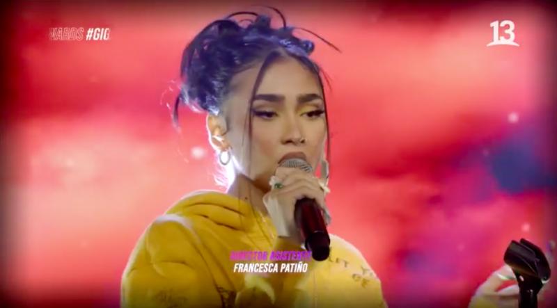 Paloma Mami abrió con todo el ritmo los Giga Awards