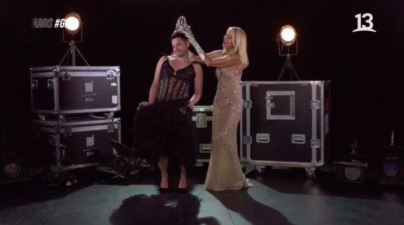 Cecilia Bolocco sorprendió con traje al más puro estilo de Lady Gaga