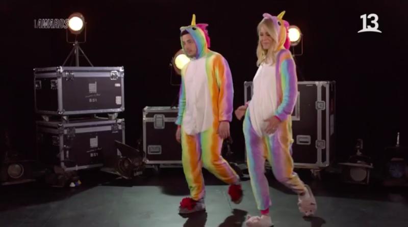 Cecilia Bolocco sorprendió con traje al más puro estilo de Lady Gaga