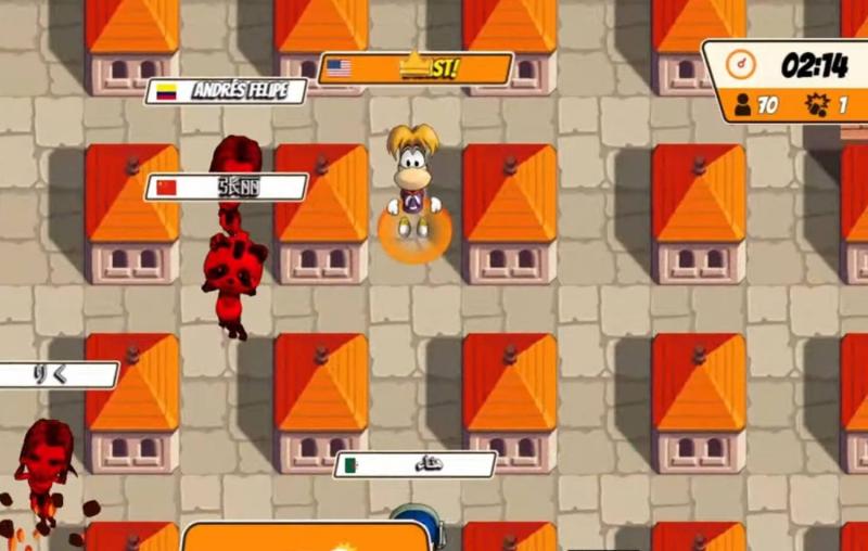 Ubisoft All-Star Blast junta el formato Battle Royale con la jugabilidad de Bomberman.