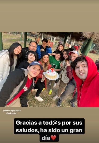 Hijo de Cathy Barriga celebra sus 23 años en familia