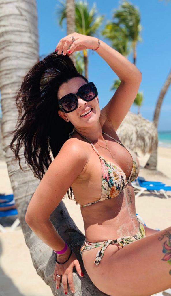 Pilar Ruiz deslumbra con bikinazo desde el Caribe