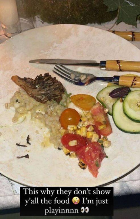 Keke Palmer compartió plato servido en la MET Gala